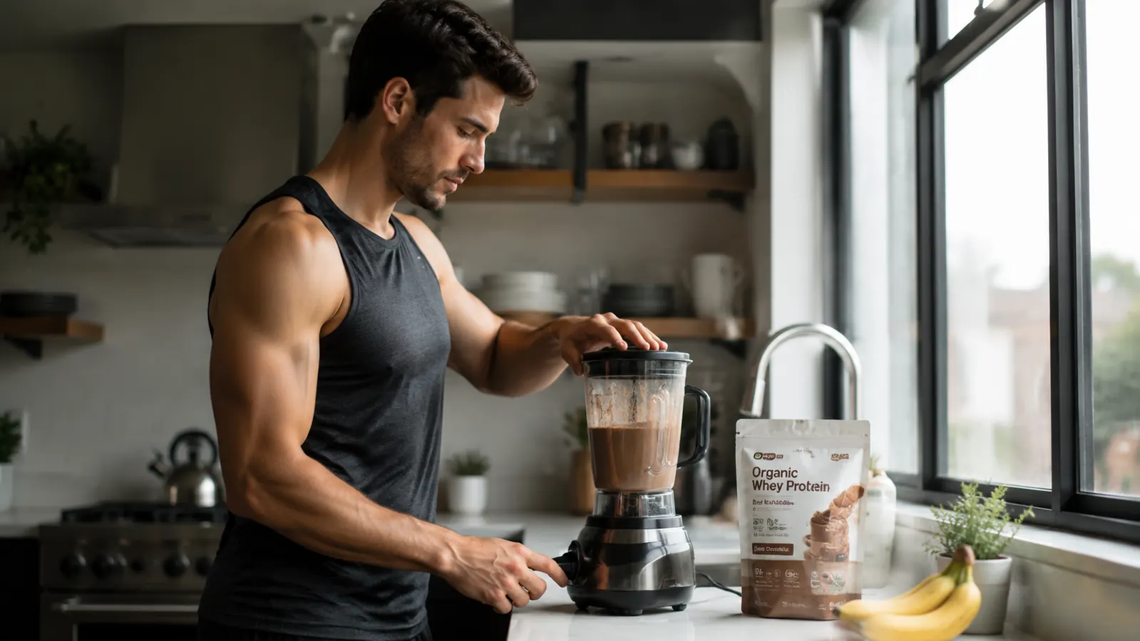 How to Build Muscle on a Plant-Based Diet Using Organic Protein Powder